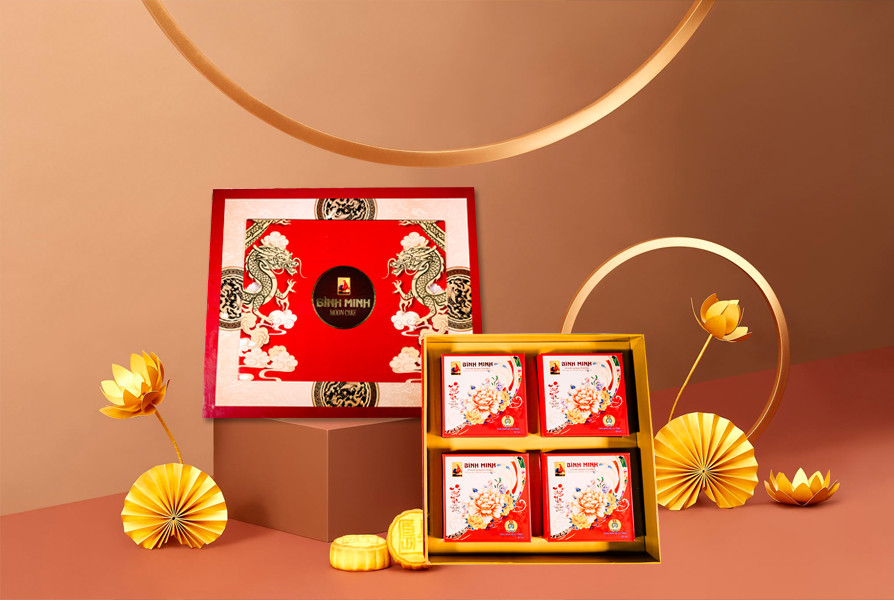Hộp quà cao cấp (4 bánh)